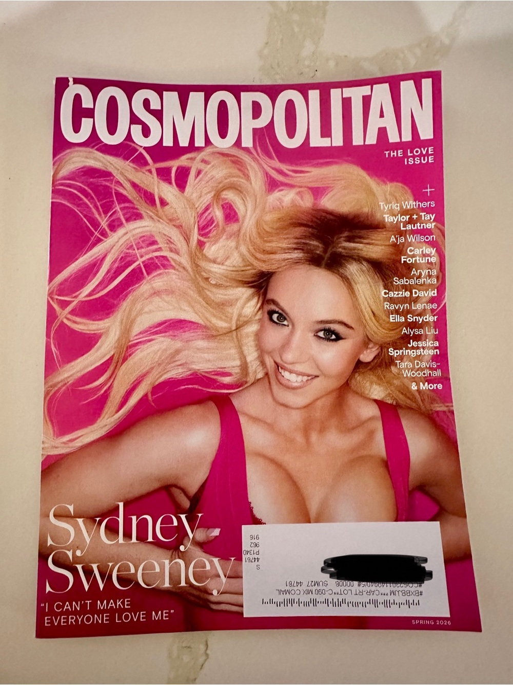 Cosmopolitan Sydney Sweeney